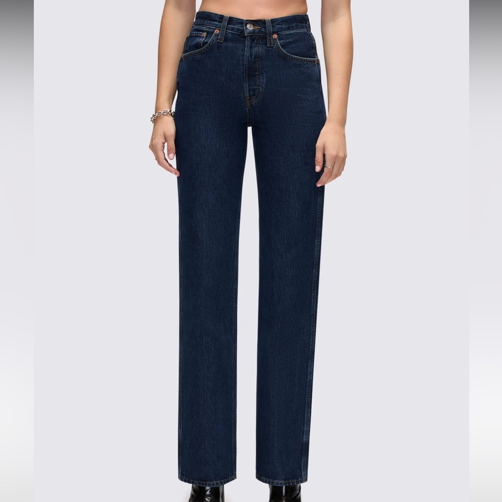 RE/DONE 90s High Rise Loose in Heritage Rinse